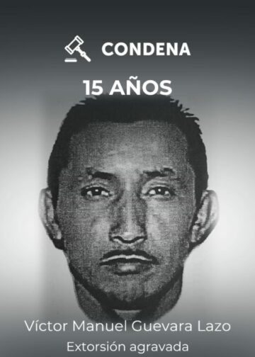 Pandillero condenado a 15 años de cárcel por extorsionar a un comerciante en San Salvador