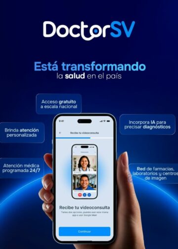 DoctorSV permite atención médica gratuita, diagnósticos más precisos y acceso 24/7 para todos los salvadoreños