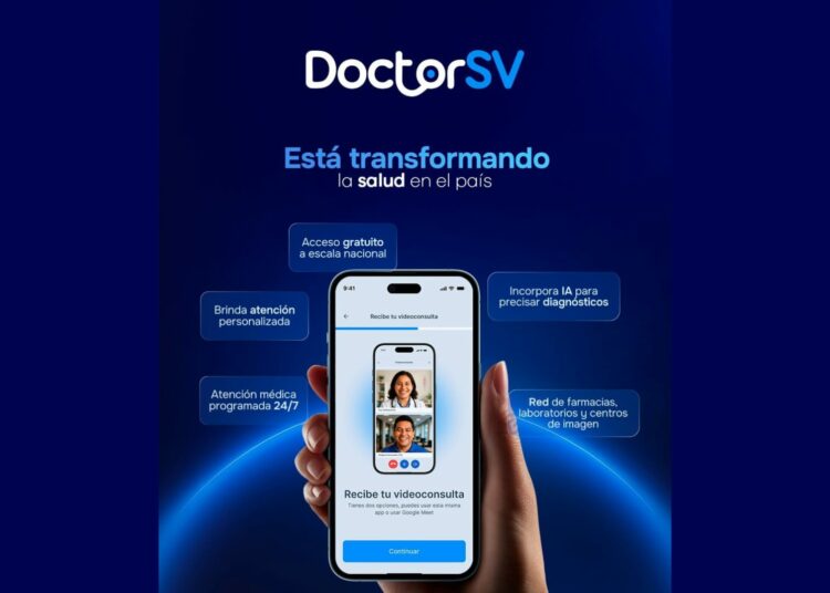 DoctorSV permite atención médica gratuita, diagnósticos más precisos y acceso 24/7 para todos los salvadoreños