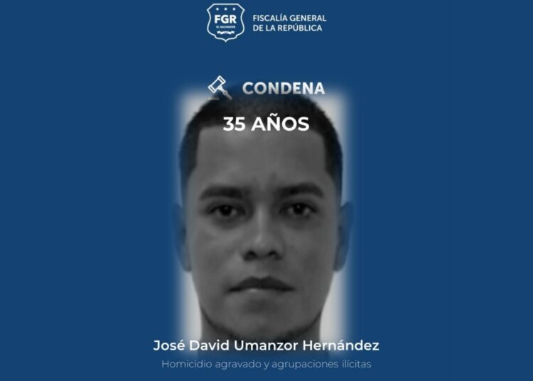Condenan a 35 años a pandillero por homicidio cometido en 2011