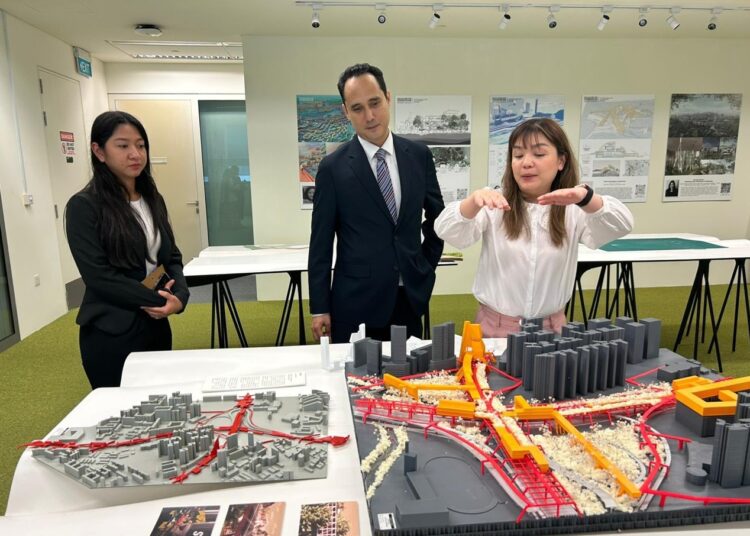 Embajada salvadoreña impulsa cooperación con experto líder en arquitectura sostenible de Singapur