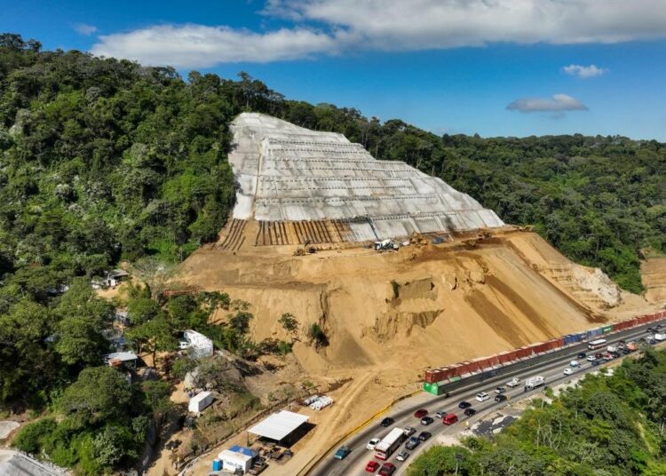 Trabajos en Los Chorros avanzan para reforzar la seguridad vial y prevenir deslizamientos