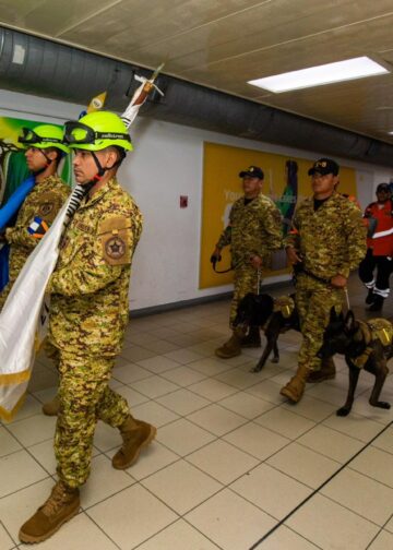 Contingente salvadoreño llega a jamaica e inicia labores de asistencia y rescate