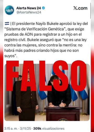 Desmienten información falsa sobre supuesta aprobación de ley de genética