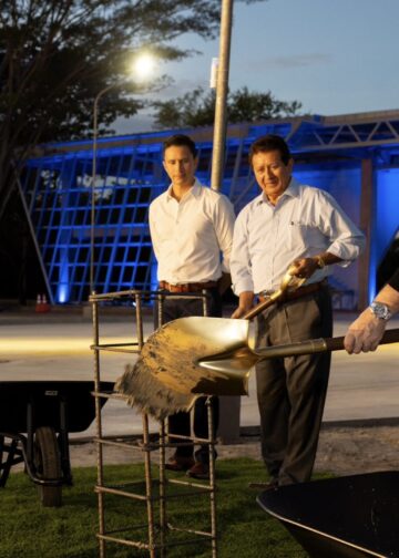 Presidente Bukele coloca la primera piedra de la zona franca aeroportuaria, AirCity