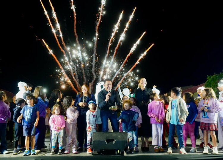 Finca Las Asturias celebra la navidad junto al alcalde Henry Flores