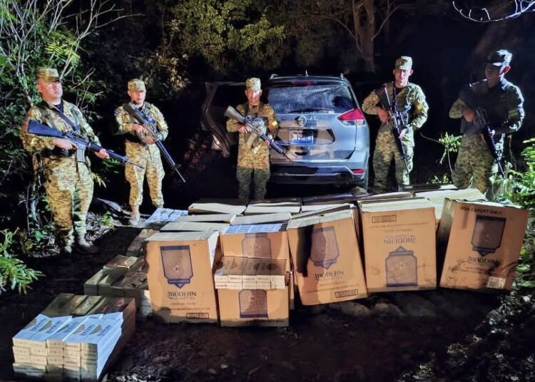 Encuentran abandonados $40 mil en cigarros de contrabando