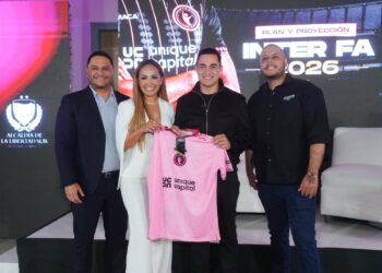 Alcaldía de La Libertad Sur firma convenio con Inter F.A para apoyar a jóvenes futbolistas