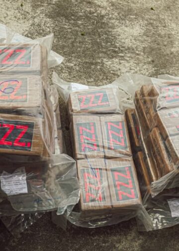 Autoridades verifican y clasifican cocaína incautada antes de su destrucción