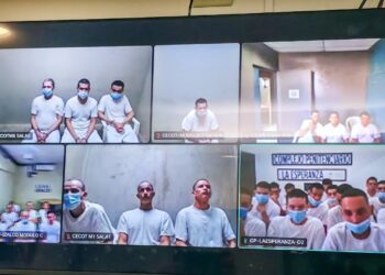 Inicia juicio masivo contra miembros de la MS capturados bajo el Régimen de Excepción