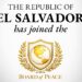 Salvador se incorpora como miembro fundador de «Board Of Peace»
