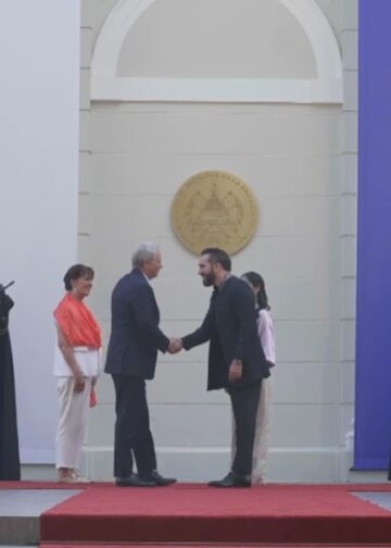 Presidentes de El Salvador y Chile sostienen reunión oficial