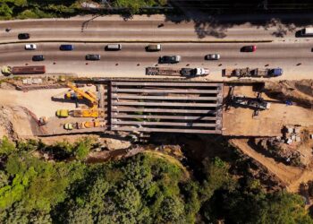 Avanza a buen ritmo la construcción del Viaducto Francisco Morazán en Los Chorros