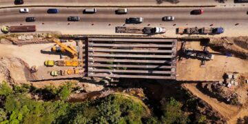 Avanza a buen ritmo la construcción del Viaducto Francisco Morazán en Los Chorros