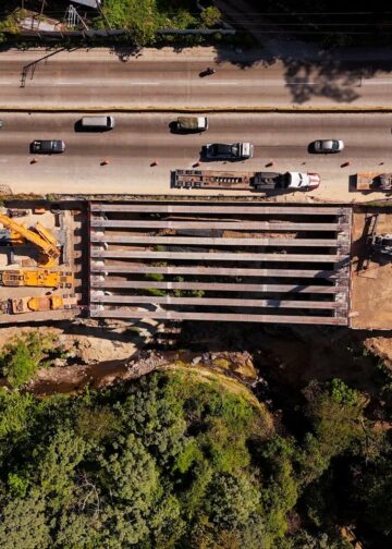 Avanza a buen ritmo la construcción del Viaducto Francisco Morazán en Los Chorros