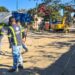 Alcaldía de Santa Ana Centro arranca pavimentación de vía alterna a bulevar «Los 44»