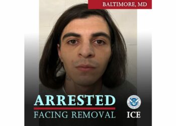 ICE detiene en Baltimore a salvadoreño con historial criminal y orden final de deportación vigente