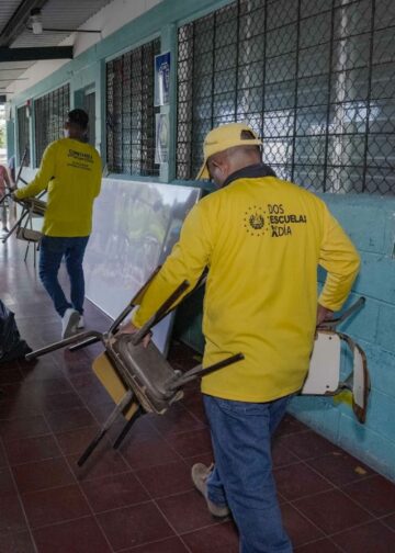 La escuela parvularia de San Juan Talpa recibe una remodelación integral como parte del programa #DosEscuelasXDía