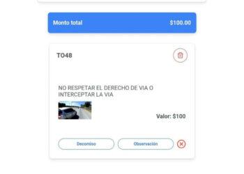 VMT impone multa de $100 a conductor por irrespetar el derecho de vía