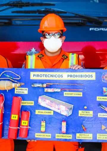 Más de 45 mil productos pirotécnicos prohibidos fueron decomisados durante el Plan Fin de Año