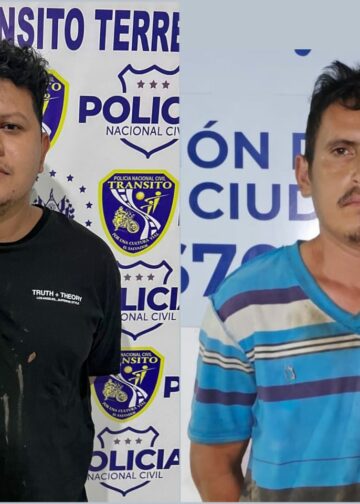 Dos detenidos por conducción peligrosa tras manejar en estado de ebriedad en Morazán y San Miguel