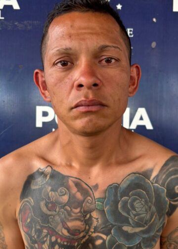 Pandillero intentó ocultar tatuajes, pero ya estaban en registros policiales