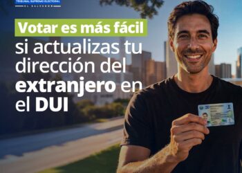 Actualiza tu DUI y garantiza tu voto en línea desde el exterior antes del 27 de febrero de 2026