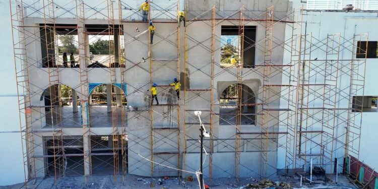 Avanzan trabajos de renovación en el Mercado Cuscatlán