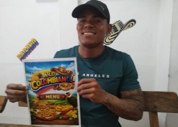 Jugador Michell Mercado inaugura su restaurante «A lo Colombiano» en San Salvador