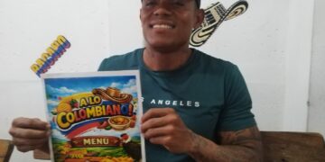 Jugador Michell Mercado inaugura su restaurante «A lo Colombiano» en San Salvador