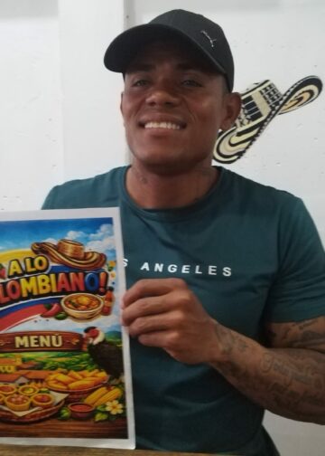 Jugador Michell Mercado inaugura su restaurante «A lo Colombiano» en San Salvador