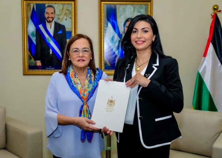 El Salvador reafirma lazos diplomáticos con Palestina