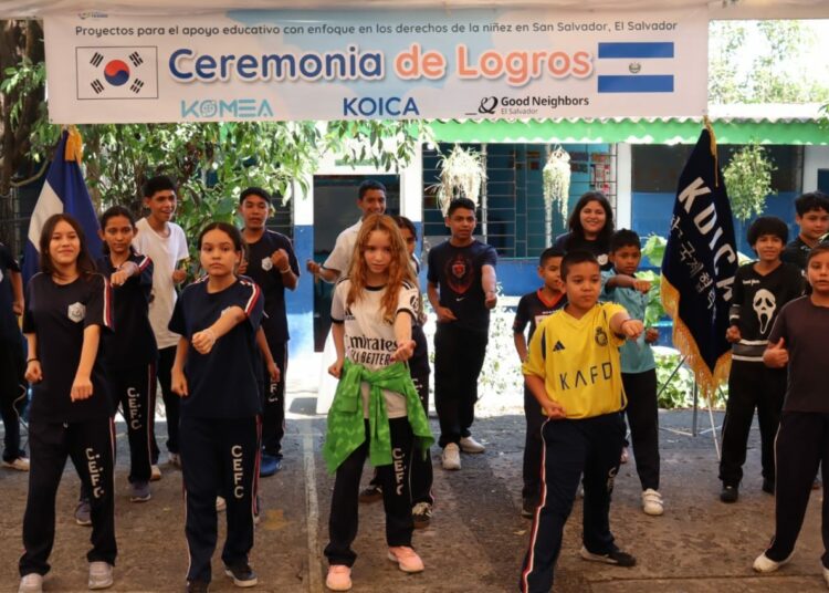 Koica refuerza la educación infantil con proyecto en El Salvador