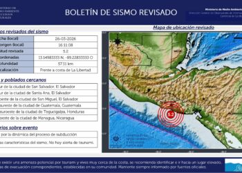 Magnitud 5.2 el sismo registrado frente a la costa de La Libertad