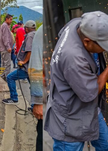 Alcaldía retira púas peligrosas en residencial San Ramón para proteger a vecinos y transeúntes