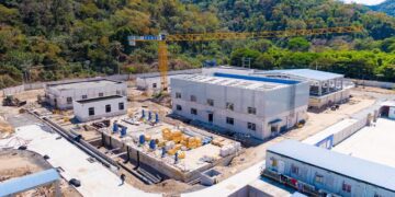 Avance del 86 % para la planta potabilizadora de Ilopango que abastecerá a más de 250 mil habitantes.