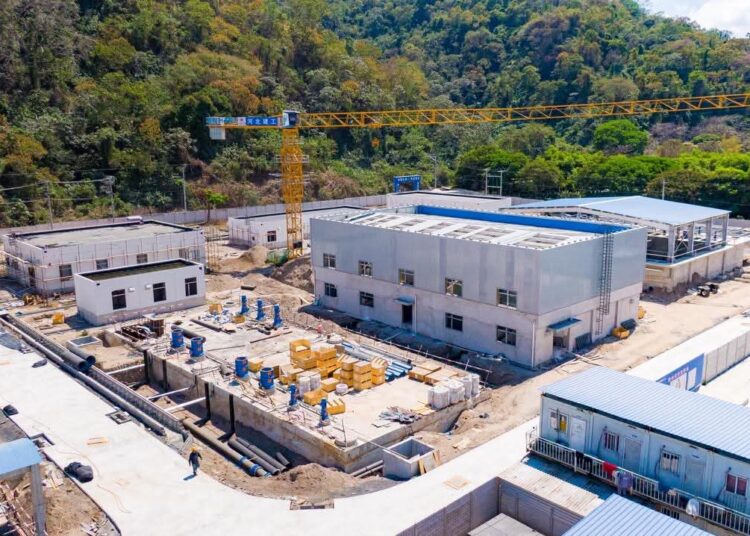 Avance del 86 % para la planta potabilizadora de Ilopango que abastecerá a más de 250 mil habitantes.