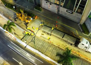 Avanza proyecto de drenaje en Zona Rosa de San Salvador para reducir inundaciones