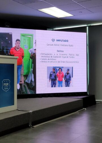 Fiscalía presenta detalles del principal imputado en caso Credicash: Gerson Orellana Ayala, acusado de estafa en Chalatenango