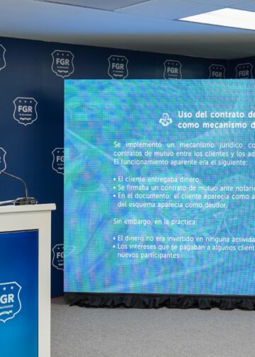 “Los nuevos inversionistas terminan pagando a los anteriores en este esquema» afirma en Fiscal General de la República