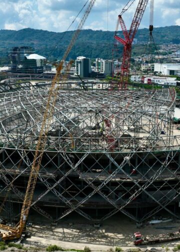 Avanza construcción de nuevo Estadio Nacional de El Salvador
