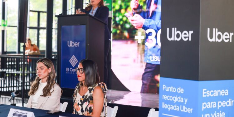 Lanzan puntos estratégicos de Uber en el Centro Histórico Capitalino