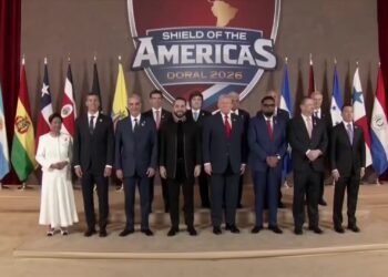 Inauguran cumbre Escudo de las Américas junto a líderes latinoamericanos para reforzar combate a los carteles