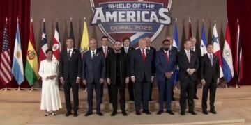 Inauguran cumbre Escudo de las Américas junto a líderes latinoamericanos para reforzar combate a los carteles