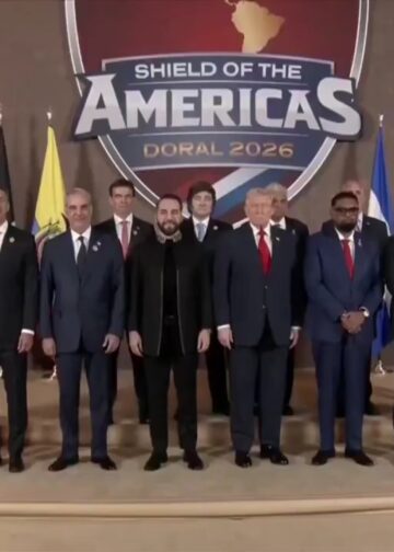 Inauguran cumbre Escudo de las Américas junto a líderes latinoamericanos para reforzar combate a los carteles