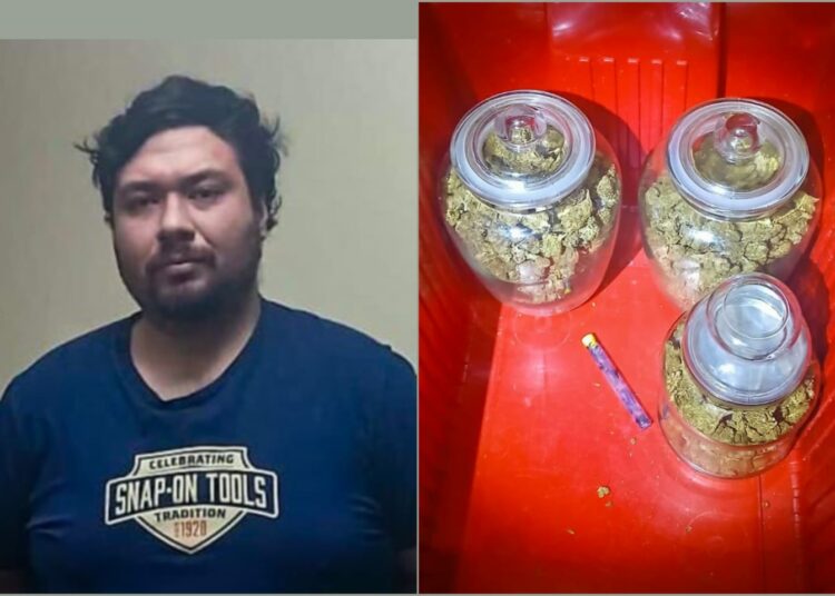 Capturan a hombre en Chalatenango con droga y equipo para su comercialización