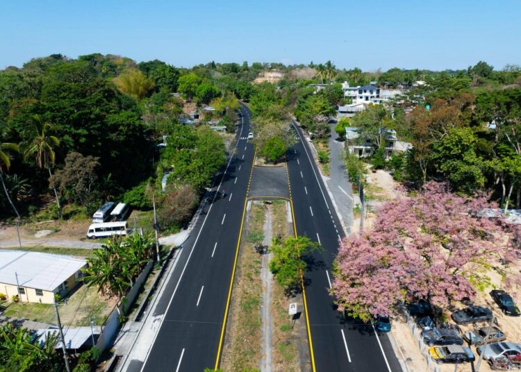 Renovación de 17 kilómetros en la Carretera Panamericana mejora la movilidad entre Cojutepeque y San Martín