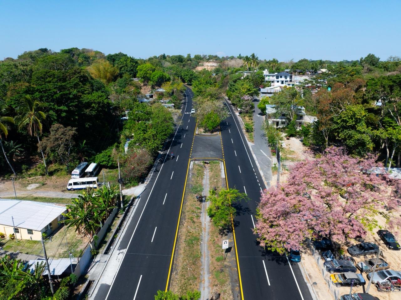 Renovación de 17 kilómetros en la Carretera Panamericana mejora la movilidad entre Cojutepeque y San Martín