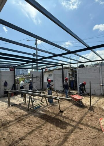 Alcaldía de La Libertad Sur construye casa comunal en Las Palmeras para fortalecer la convivencia comunitaria