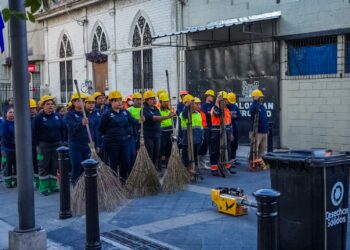 Alcaldía capitalina intensifica plan de limpieza para recibir la Semana Santa en San Salvador Centro